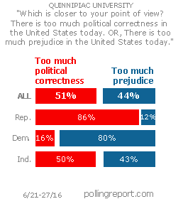 Political correctness and prejudice