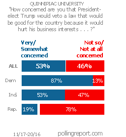 Country's interests vs. Trump's business interests